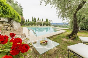 Pool - Beautiful villa with A/C, private pool, WIFI, TV, terrace, pets allowed and panoramic view (Pistoia)