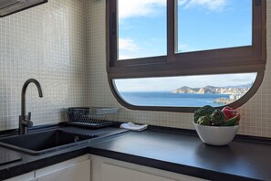 Micro-ondes, plaque de cuisson, lave-vaisselle, cafetière/bouilloire