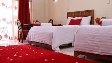 1 chambre, literie hypoallergénique, surmatelas