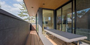 Basic Villa, 2 Bedrooms, Non Smoking (F-type,  No pets allowed, Bedrock Bath, Hot spring,8PAX) | Terrace/patio - Rakuten STAY VILLA Kinugawa Riverside (Nikko)