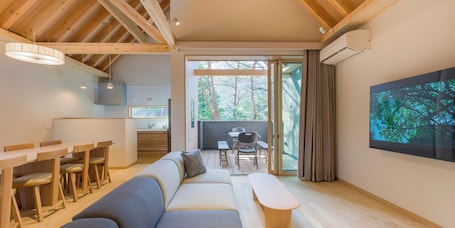 基础别墅, 2 间卧室, 无烟房, 不可带宠物 (A, Relaxation,Hot spring,Sauna,10PAX) | 迷你吧(备有免费物品)、特色装修、遮光窗帘、免费 WiFi