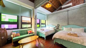 5 bedrooms, individually decorated, soundproofing, free WiFi