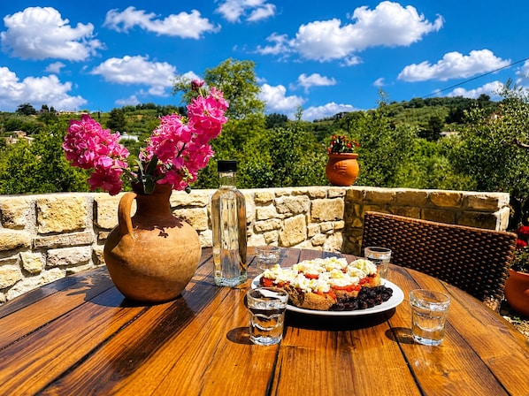 House, 1 Bedroom, Garden View | Outdoor dining - Oniropagida - Dream Catcher - House On Way To Sougia (Platanias)