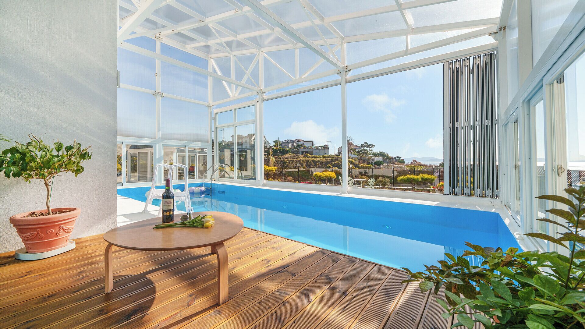 Basic-værelse - 3 soveværelser (Narangstay (Oceanview,Poolvilla)) | Udendørsområde