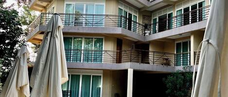 Façade de l’hébergement