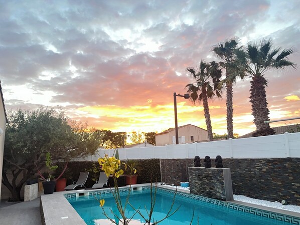 Pool - Jolie Maison Avec Piscine et Hamam Proche des Plages (Pérols)