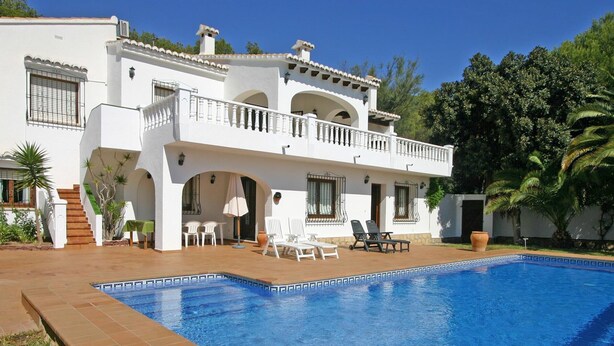 Pool - Charming Villa in Moraira with Private Pool, Garden, and Near Beach (Moravit)