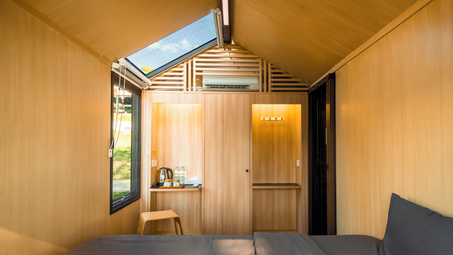 Cabana luxo | 1 quarto, escrivaninha, Wi-Fi de cortesia, roupa de cama