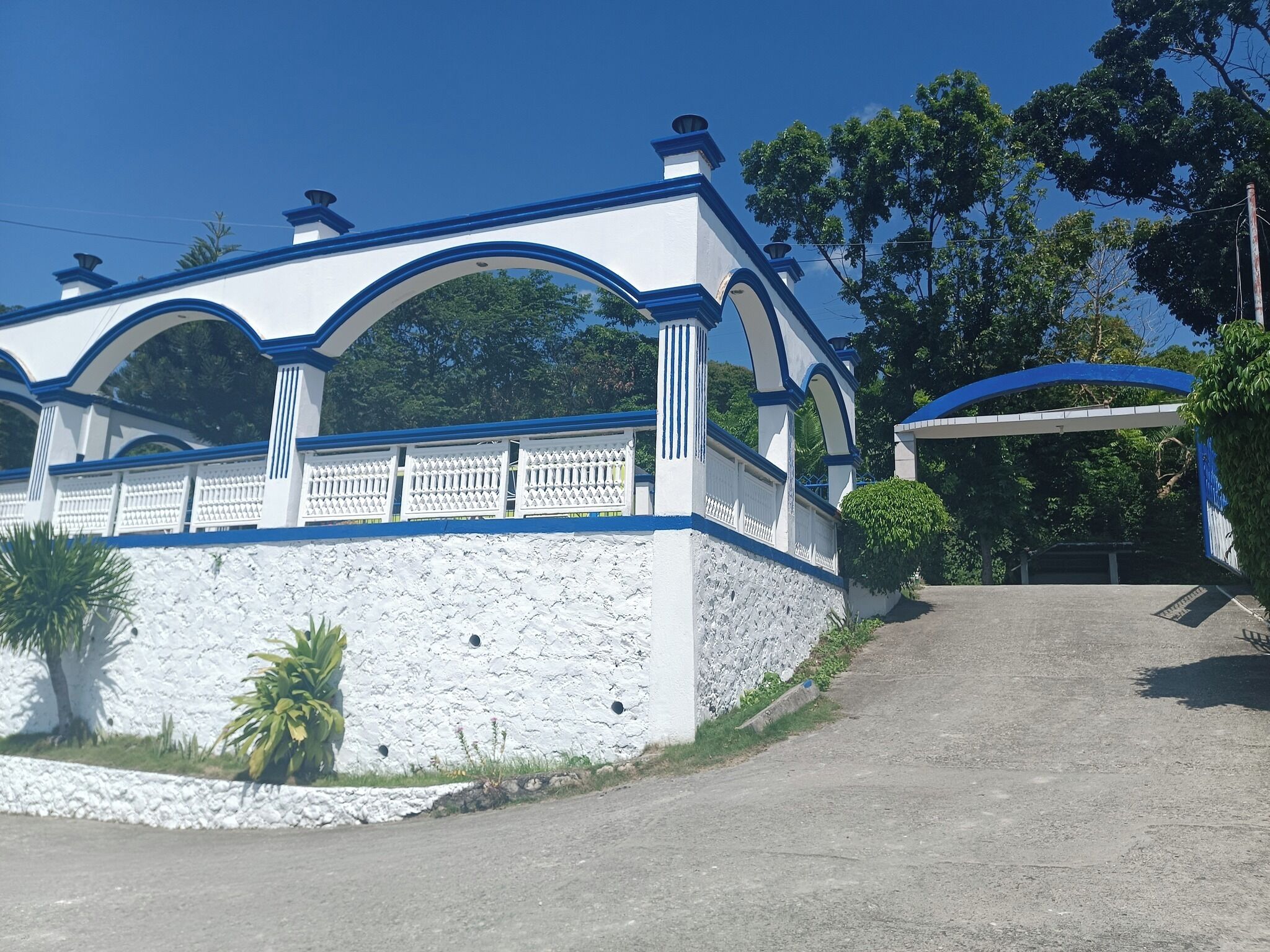 Entrada de la propiedad