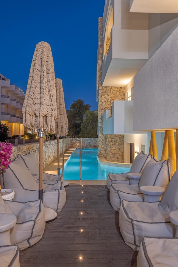 Terrace/patio - Cabana White Boutique Hotel  (Kos)