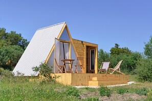 Design Cabin, Garden View | Terrace/patio - Tranquilo Glamping (Chiclana de la Frontera)