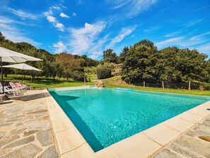 Outdoor pool - Quercia, traditional farmhouse with pool, relax and enjoy the Tuscan countryside (Castelnuovo di Val di Cecina)