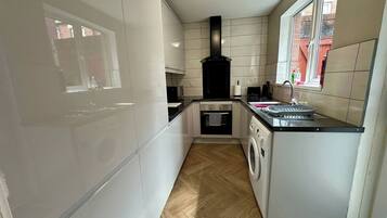 Microwave, oven, coffee/tea maker