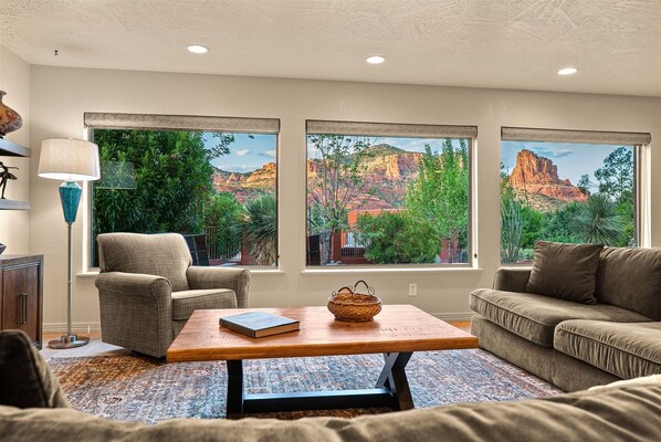 TV, fireplace, DVD player