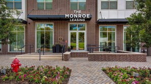 Exterior detail - Landing | Modern 1BD in Montopolis (Austin)