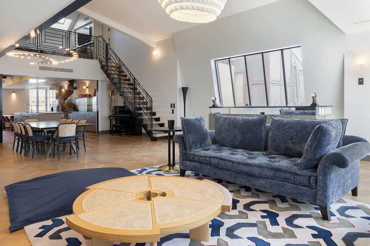 TV, fireplace, video games, offices