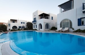 Pool - Glamorous 2BR Villa in Ornos with Amazing Sea View (Mykonos)
