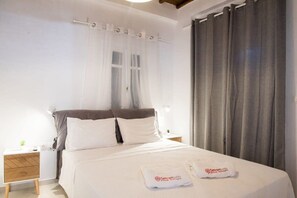 2 bedrooms, iron/ironing board, WiFi, bed sheets - Glamorous 2BR Villa in Ornos with Amazing Sea View (Mykonos)