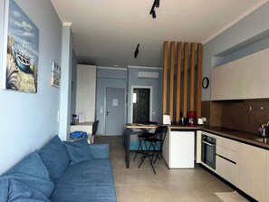 TV - Charaki Escape Chic Studio with Seafront Patio (Rhodes)