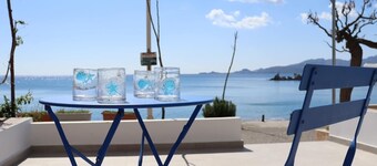 Charaki Escape Chic Studio with Seafront Patio
