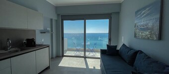 Charaki Escape Chic Studio with Seafront Patio