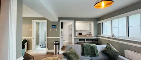 Apartment, Patio (Pet friendly) | Living area
