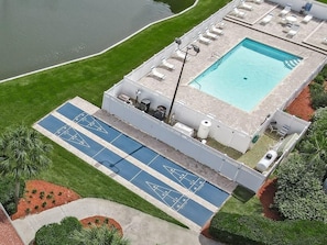 Aerial view - Beachside Bliss~courtyard Villa~beachside 2 Bedroom Condo by RedAwning (St. Augustine)
