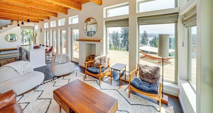 Mid-century Escape: Lake Views, Steps to Cave Bay!