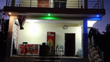 Front of property – evening/night