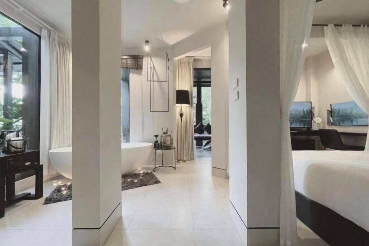 1 habitación, insonorización, wifi gratis y ropa de cama