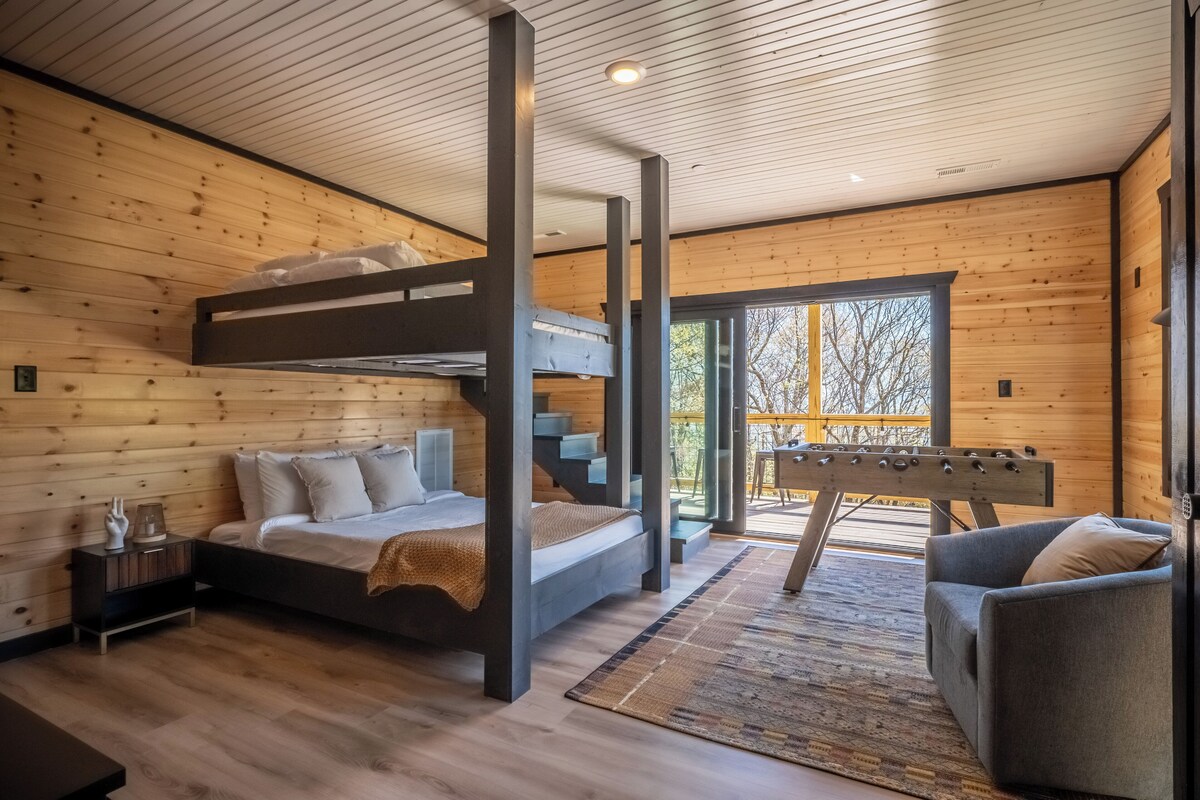 Photo 101 of Skyscraper Chalet | Rooftop Pool | Ober Mountain Views