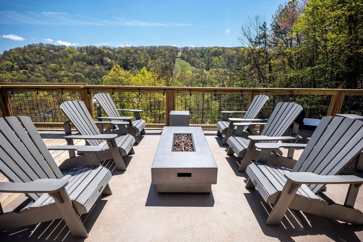 Photo 80 of Skyscraper Chalet | Rooftop Pool | Ober Mountain Views