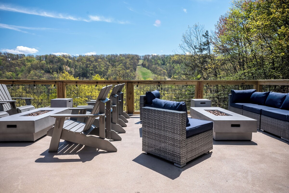 Photo 92 of Skyscraper Chalet | Rooftop Pool | Ober Mountain Views