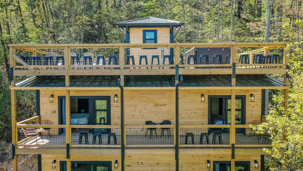 Photo 93 of Skyscraper Chalet | Rooftop Pool | Ober Mountain Views
