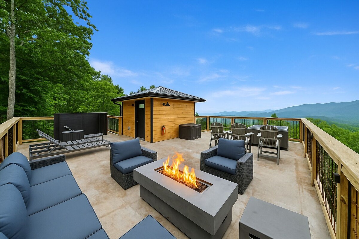 Photo 78 of Skyscraper Chalet | Rooftop Pool | Ober Mountain Views