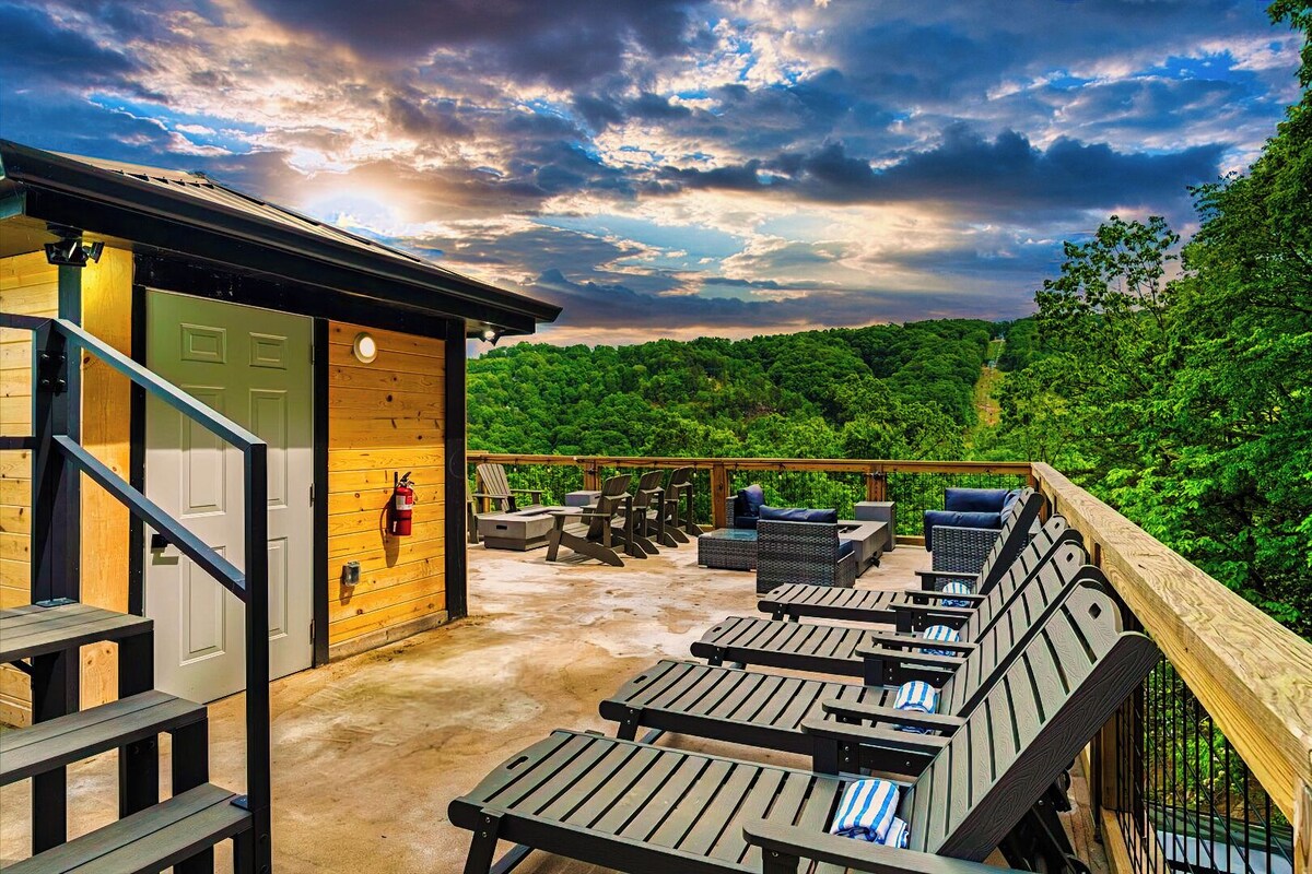 Photo 76 of Skyscraper Chalet | Rooftop Pool | Ober Mountain Views