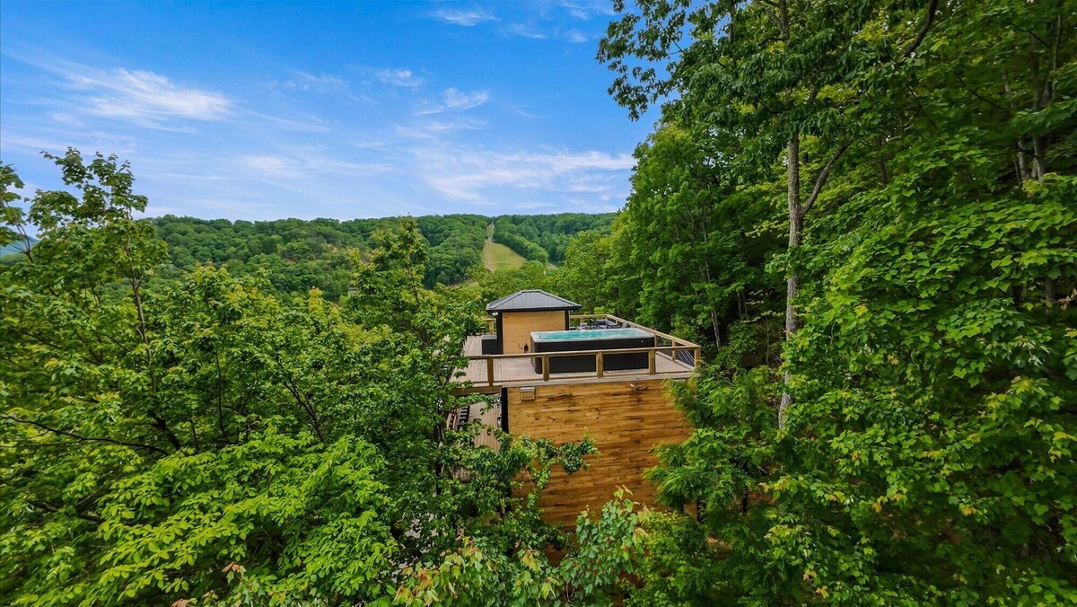 Photo 124 of Skyscraper Chalet | Rooftop Pool | Ober Mountain Views