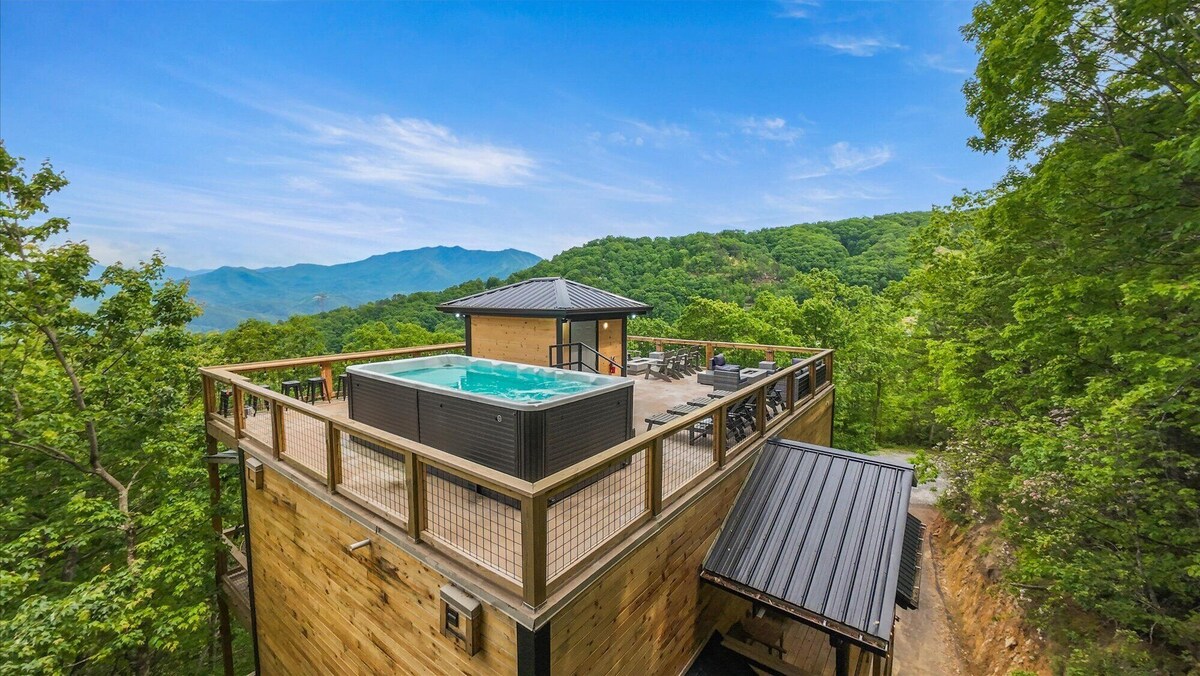 Photo 79 of Skyscraper Chalet | Rooftop Pool | Ober Mountain Views