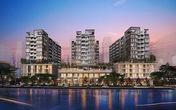 Fachada de la propiedad