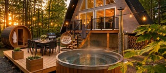 Kartalla - Aframe chalet lake access near Tremblant