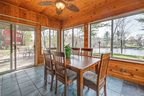 Lake Wissota Home w/ Private Dock + Fire Pit!