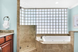 Shower, towels