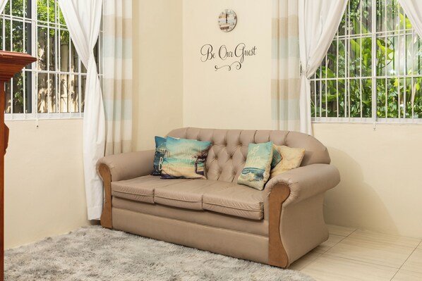 村舍, 1 间卧室, 露台, 海滨 | 起居区