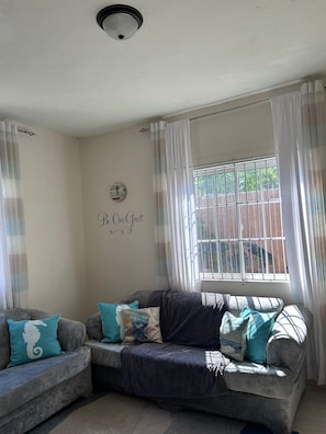 Cottage, 1 Bedroom, Patio, Beachside | Living area - Adorable 1Bed Cottage Walk to the Beach (St. Ann's Bay)