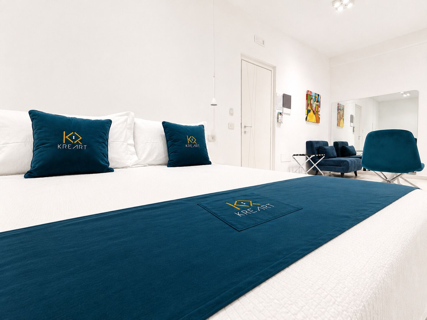 Chambre Deluxe, 1 grand lit et 1 canapé-lit, non-fumeurs, salle de bains privée | Literie de qualité supérieure, surmatelas