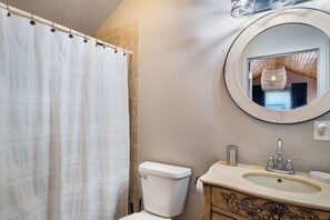 Douche, serviettes fournies