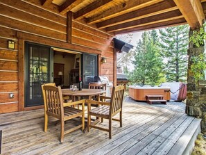 屋外ダイニングエリア