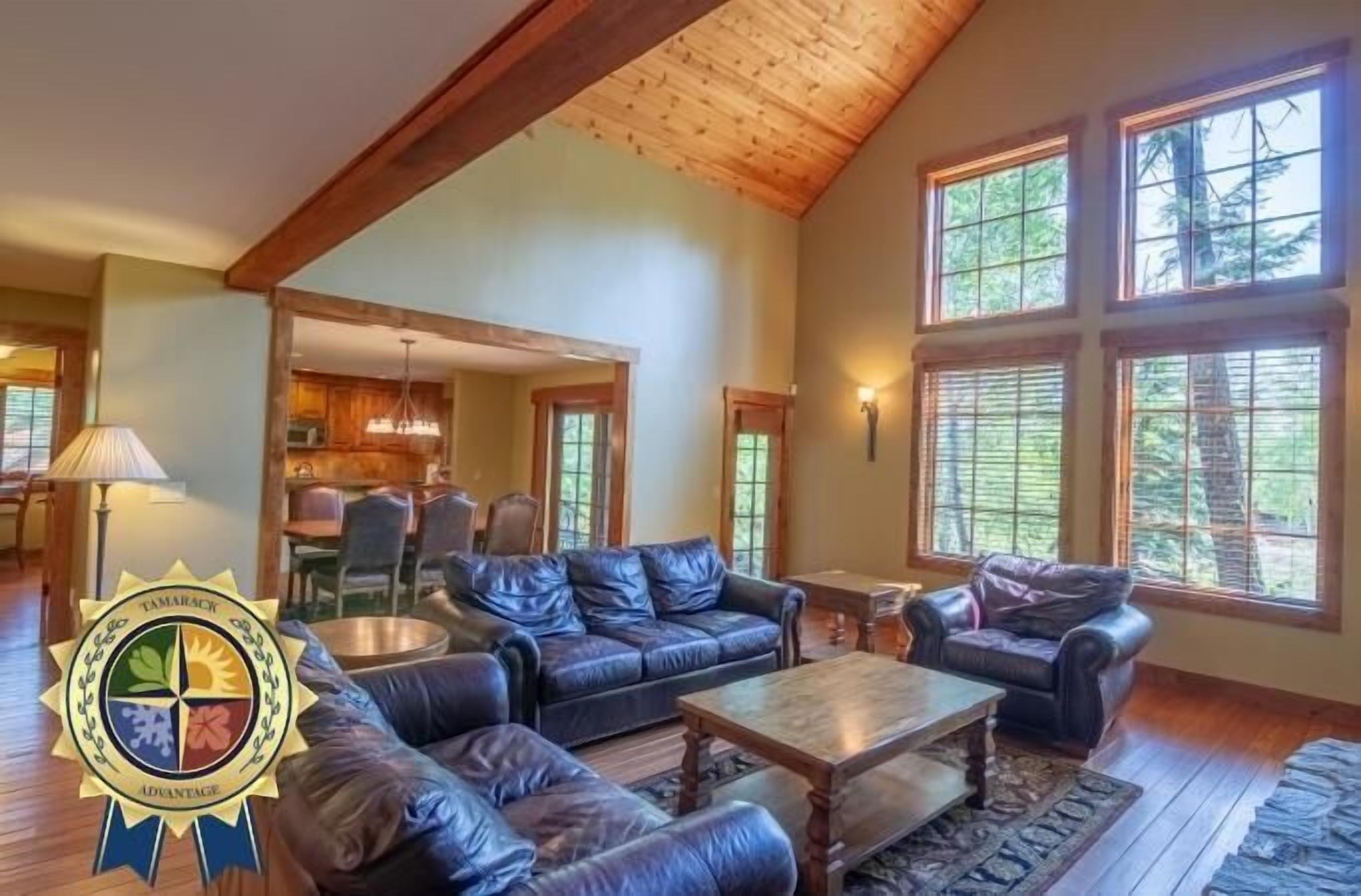 Televisión y chimenea 