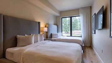 2 bedrooms, internet, bed sheets