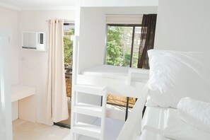 1 bedroom, desk, blackout curtains, free WiFi - The A Hostel  (Boracay Island)